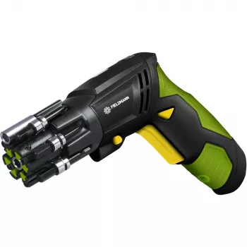 Wkrętarka akumulatorowa Fieldmann FDS10102A — 3,6 V Li‑Ion, 1300 mAh, 180 obr./min, 4 Nm, 6 poziomów momentu obrotowego, LED