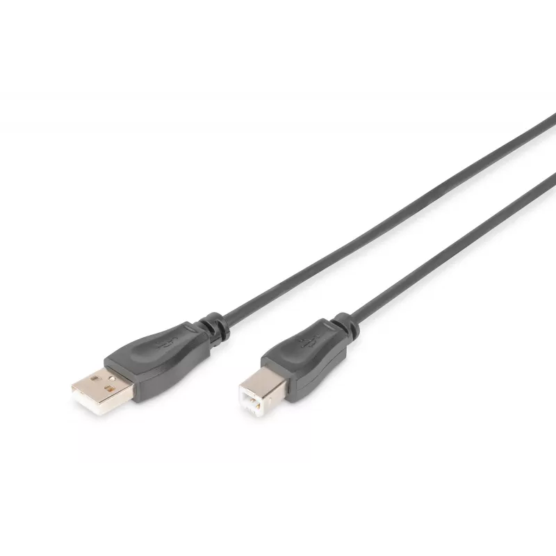 Digitus ASSMANN - Kabel USB - USB Typ A, 4-pin (M) - USB Typ B, 4-pin (M) - 50 cm (USB/USB 2.0) - Czarny (AK-300105-005-S)