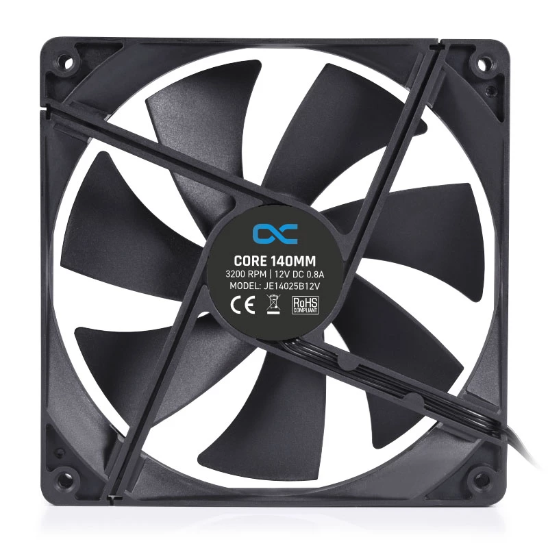 Moduł wentylatora Alphacool 24847 Czarny Plastik 140x140x25mm