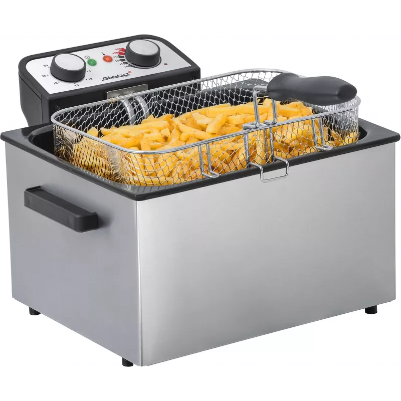 Frytkownica Steba DF 300 Double 5 L 3000 W Czarna Stal Nierdzewna