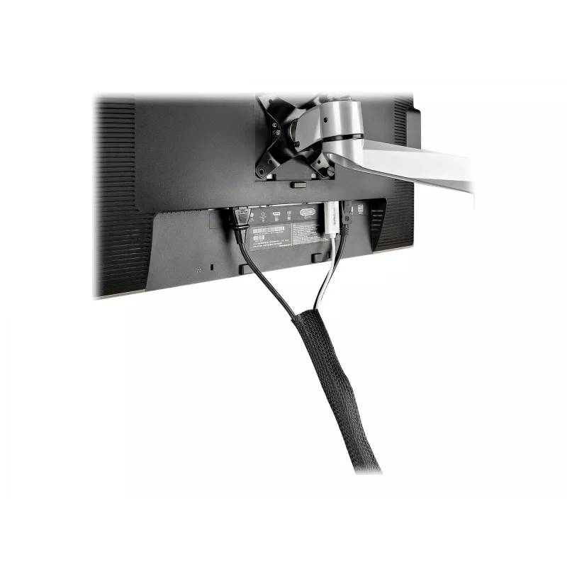 StarTech.com 3 m Kabelschlauch mit Klettverschluss - kürzbare - hochbelastbare Kabelhülle - 3 cm Durchmesser - Netzgewebeschlauch - Kabelmanagement / 