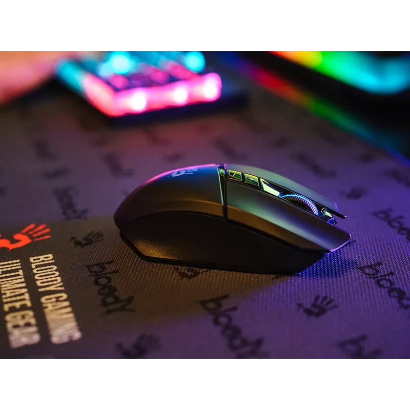 Mysz A4TECH BLOODY R36 ULTRA WRLS 2.4G+USB Czarna