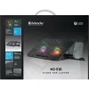 Podkładka chłodząca do notebooka DEFENDER NS-510 z 2 wentylatorami, 2 portami USB i podświetleniem RGB