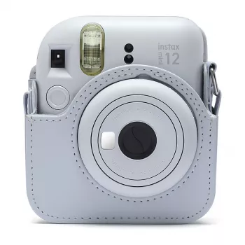 Kompaktowe etui Fujifilm 4177081 białe do Instax Mini 12 z paskiem na ramię