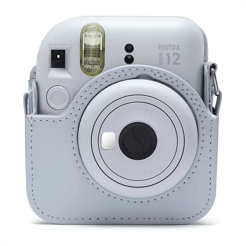 Kompaktowe etui Fujifilm 4177081 białe do Instax Mini 12 z paskiem na ramię