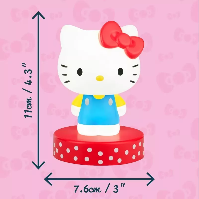 Lampa stołowa Paladone Hello Kitty Icon Light — dekoracyjna lampka LED z ikoną, kompaktowe oświetlenie nocne