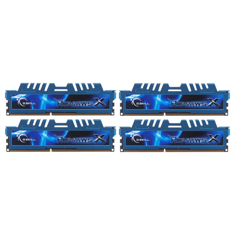 Zestaw pamiêci G.SKILL RipjawsX F3-1600C9Q-32GXM (DDR3 DIMM; 4 x 8 GB; 1333 MHz; CL9)
