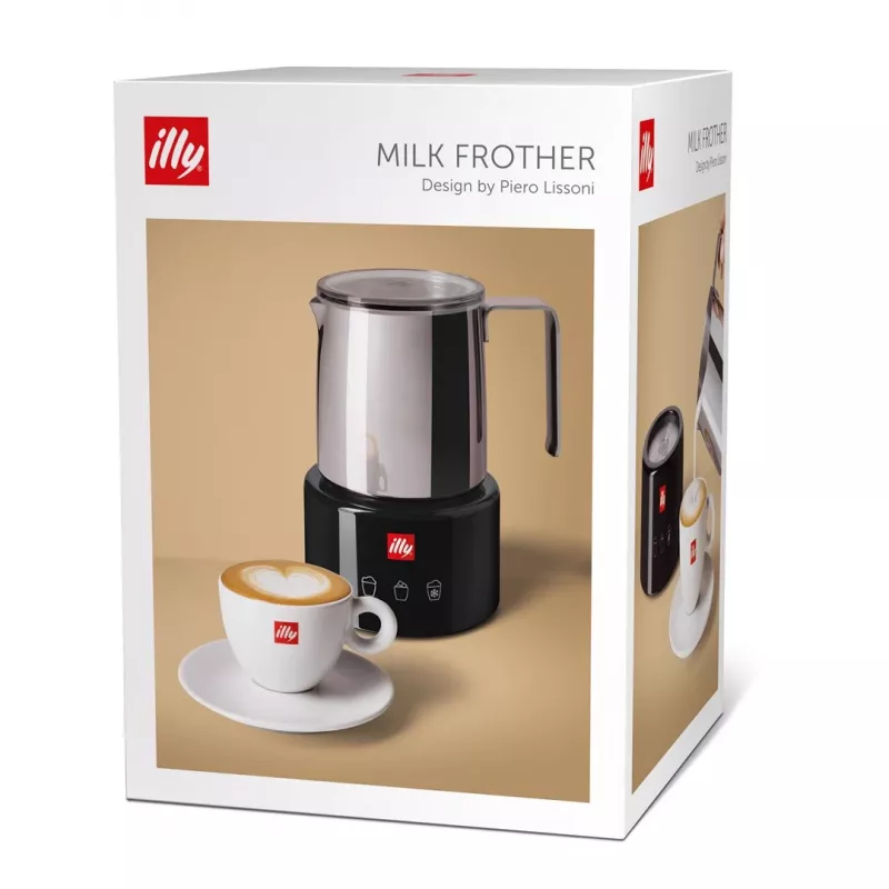 Spieniacz/Podgrzewacz mleka Illy 23760 Czarny Stal nierdzewna 250ml