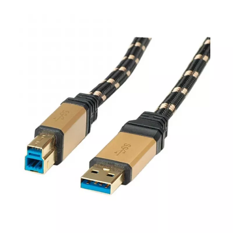 ROLINE Gold - Kabel USB - USB Typ A (M) na USB Typ B (M)