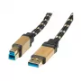 ROLINE Gold - Kabel USB - USB Typ A (M) na USB Typ B (M)