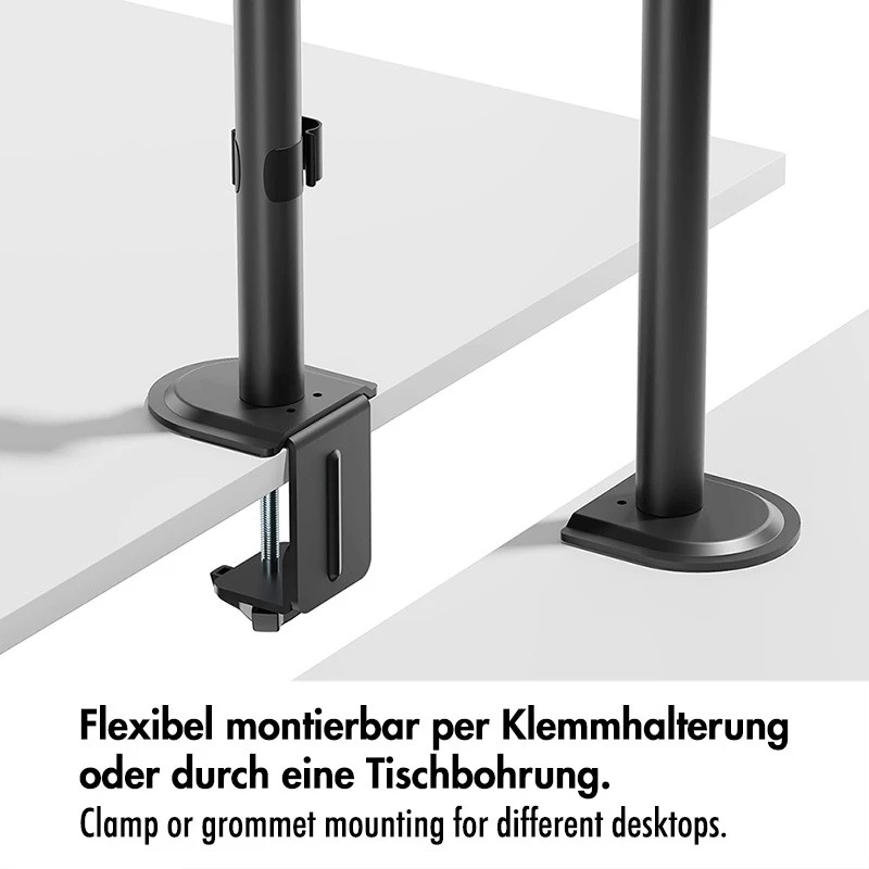 Uchwyt do monitora 17-32, maks. 9 kg, czarny