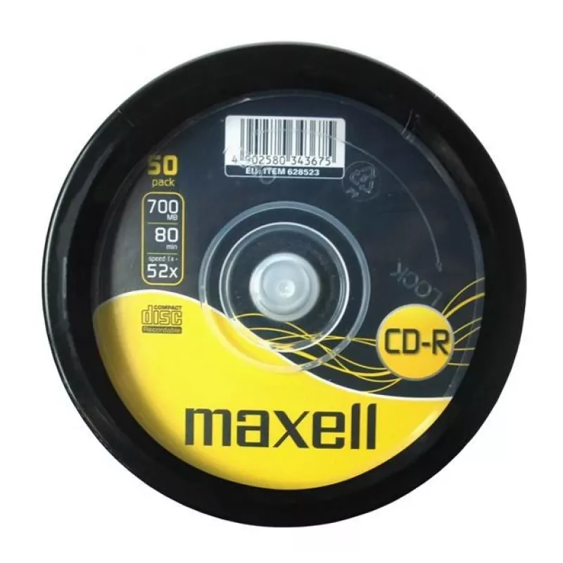 Maxell MAX27051 pusty CD CD-R 700 MB 52x 50 szt.