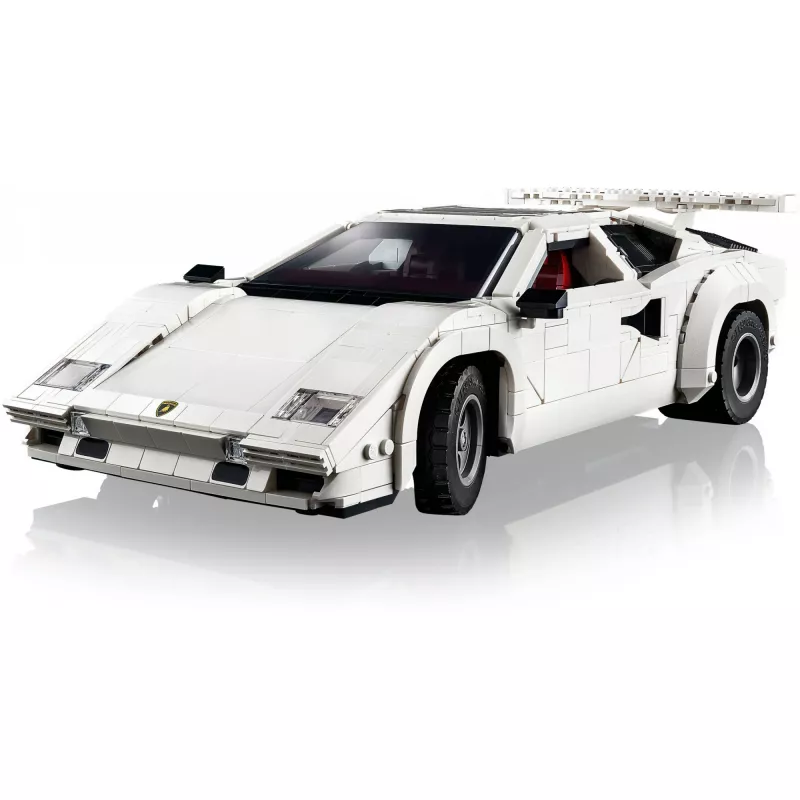 Zestaw konstrukcyjny LEGO Icons Lamborghini Countach 5000 Quattrovalvole 10337 — model ekspozycyjny, 1506 elementów, 340×90×160 mm