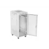 Lanberg FF01-6827-23SL szafa rack 27U Wolnostojąca szara