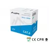 Kabel sieciowy LANBERG Cat6 U/UTP LCU6-11CU-0305-S, 305 m, 23 AWG, szary, płaszcz HDPE