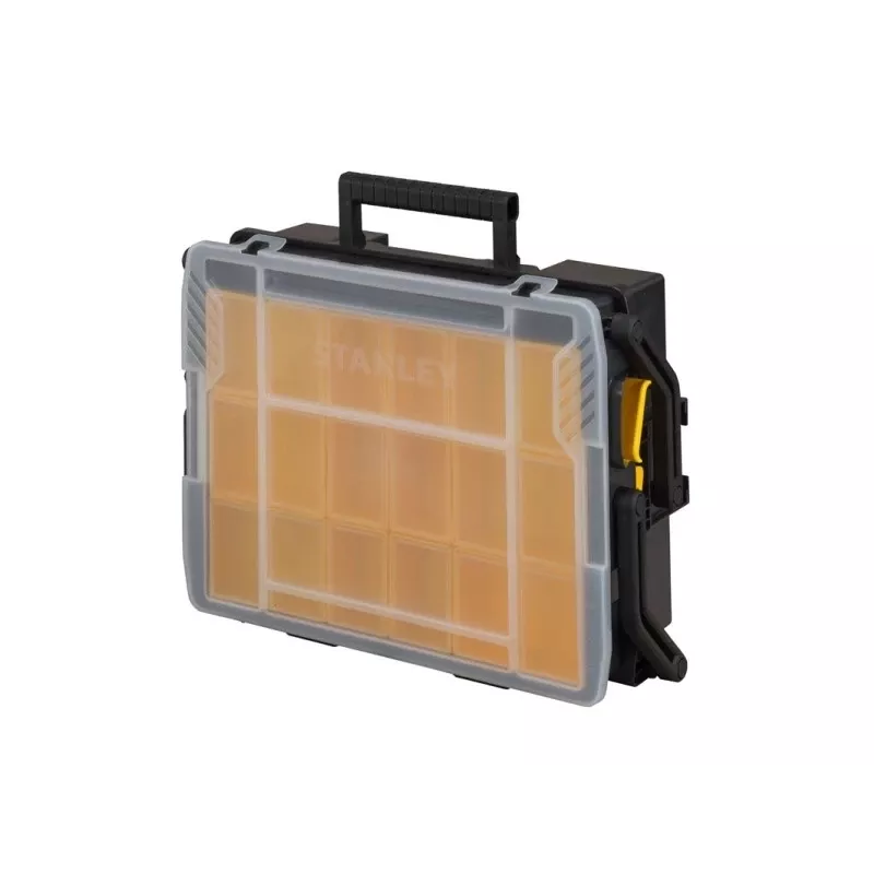 Pojemnik na drobne części Stanley Sortmaster Multilevel Organizer Czarny Przezroczysty 400x420x315 mm