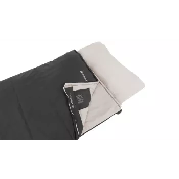 Śpiwór Outwell Contour Prime dla dorosłych prostokątny 850×2200 mm poliester ciemnoszary