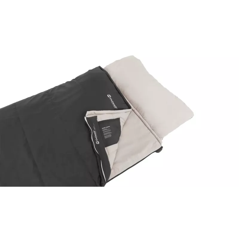 Śpiwór Outwell Contour Prime dla dorosłych prostokątny 850×2200 mm poliester ciemnoszary