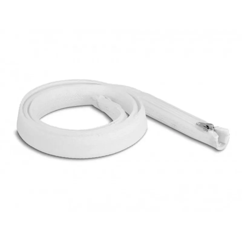 Oplot osłonowy DeLOCK 20821 1 m x 20 mm biały