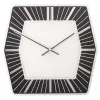 Zegar ścienny NeXtime 8128zw Hexagon, 43x43 cm, biały
