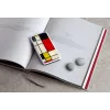 etui na smartfona iKins for iPhone XR Mondrian biały — protective hard tylna obudowa