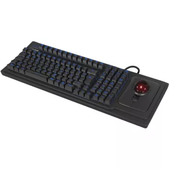 KeySonic KSK-8202ELU-T (US) klawiatura uniwersalna USB QWERTY US English Czarna