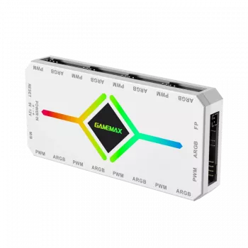 Gamemax | Remoter control | V4.0 ARGB PWM HUB BK | Biały | Gamemax