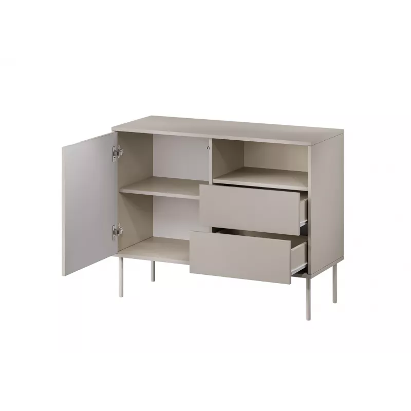 Cama 1D2S TRESSE komoda 100x40x75 kaszmir matowy
