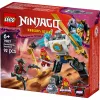 LEGO NINJAGO zestaw 71827 Mech bojowy Zane'a, 92 elementy, 2 minifigurki, wysokość 100 mm, wiek 6+