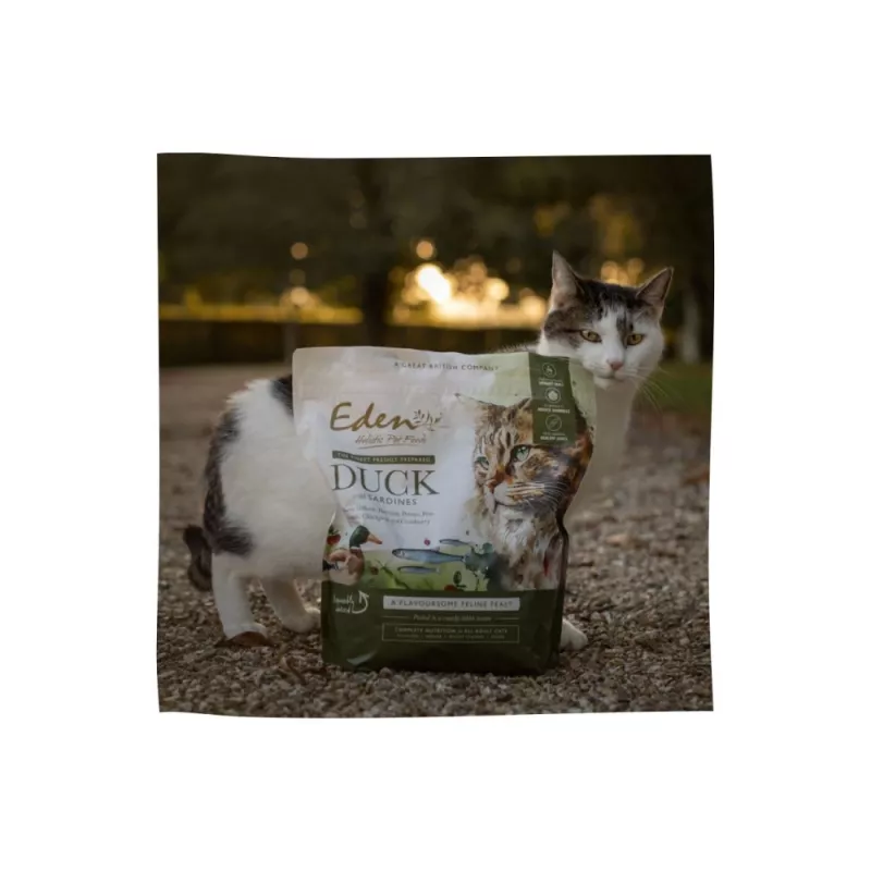 EDEN Kaczka i Sardynka - sucha karma dla kota - 1,5 kg