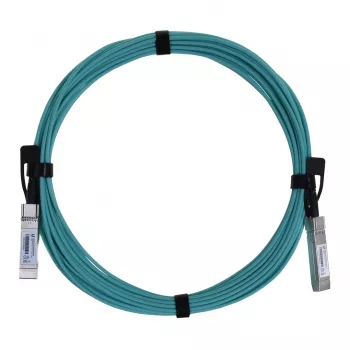 Kabel światłowodowy/AOC UBIQUITI UACC-AOC-SFP10-5M SFP+ do SFP+, 10 Gbit/s, 5 m, 850 nm, płaszcz PVC, akwamaryna