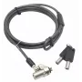 Blokada linkowa DICOTA D31540 Czarna 2 m