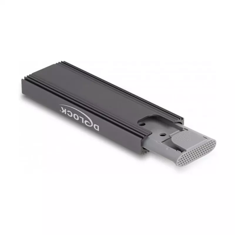 Obudowa SSD DeLOCK Zewnętrzna Uniwersalna Obudowa USB Type-C Combo do M.2 NVMe PCIe lub SATA SSD bez narzędzi