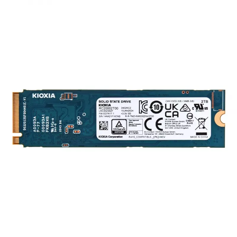 Dysk SSD Kioxia 2 TB M.2 PCI Express 3.1a NVMe EXCERIA G2