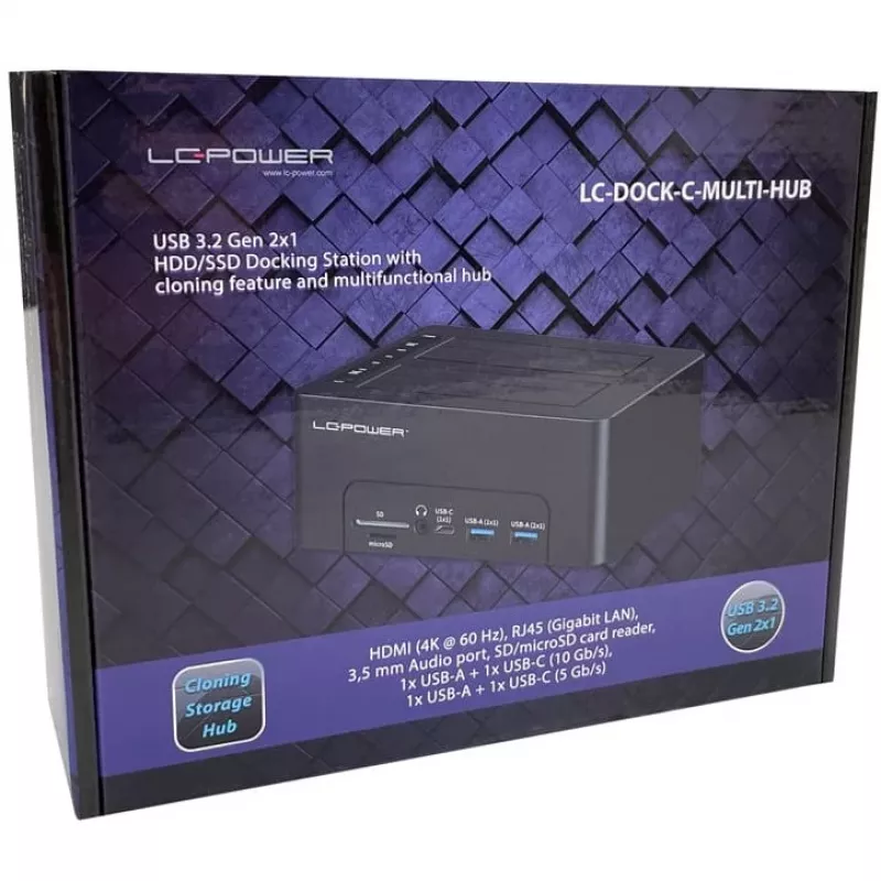 Stacja dokująca LC-Power USB 3.2 Gen 2x1