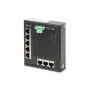 Przełącznik sieciowy Gigabit Ethernet 8 portów Digitus, płaski, przemysłowy, niezarządzalny