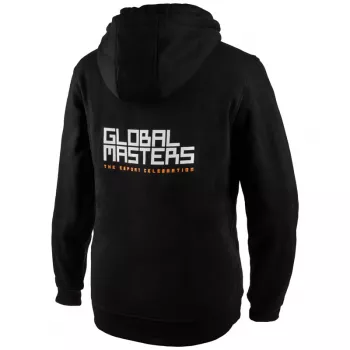 Bluza z kapturem Global Masters z logo GM - czarna (L)