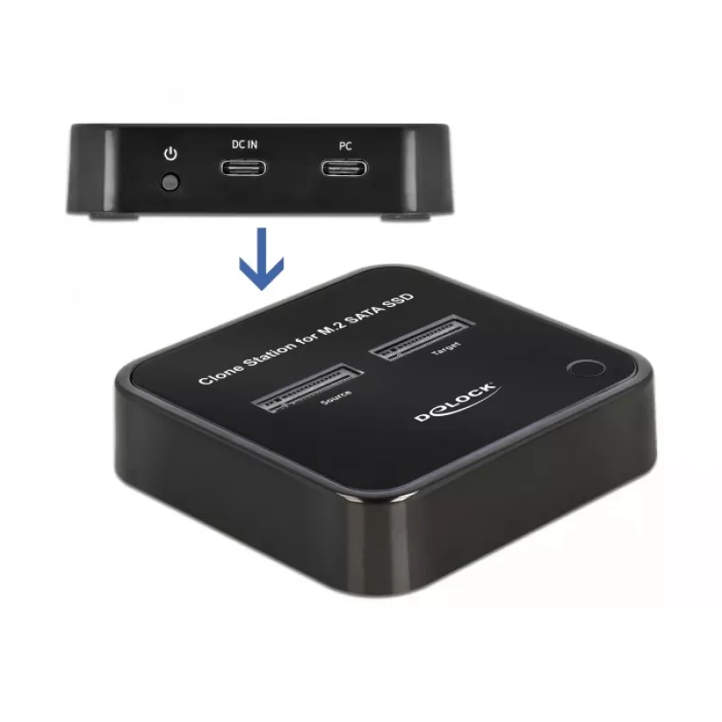 DeLOCK 64178 Stacja dokująca USB 3.2 Gen 2 Typu C SSD M.2