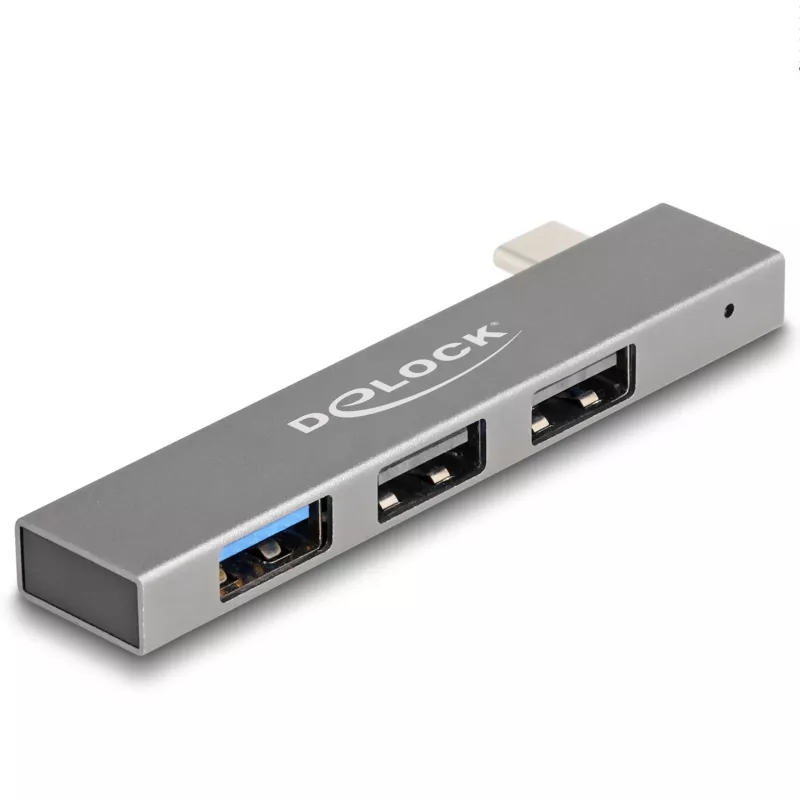DeLOCK 3 Port cienki Hub USB USB Type-C 10 Gbps 2 x USB 2.0