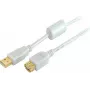 shiverpeaks BS77120-WF kabel USB 1 m USB 2.0 USB A biały (BS77120-WF)