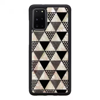 Etui ochronne iKins do Samsung Galaxy S20+ — czarny wzór piramidy