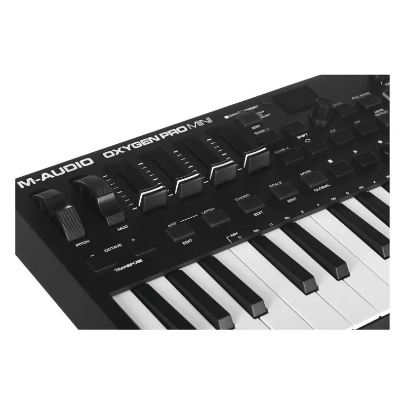M-AUDIO Oxygen Pro Mini Klawiatura MIDI 32 klawisze USB Czarny