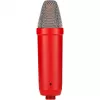 Studyjny mikrofon pojemnościowy RØDE NT1 Signature czerwony — kardioidalny, 20–20000 Hz, czułość -32 dB, XLR (3-pin), 313 g