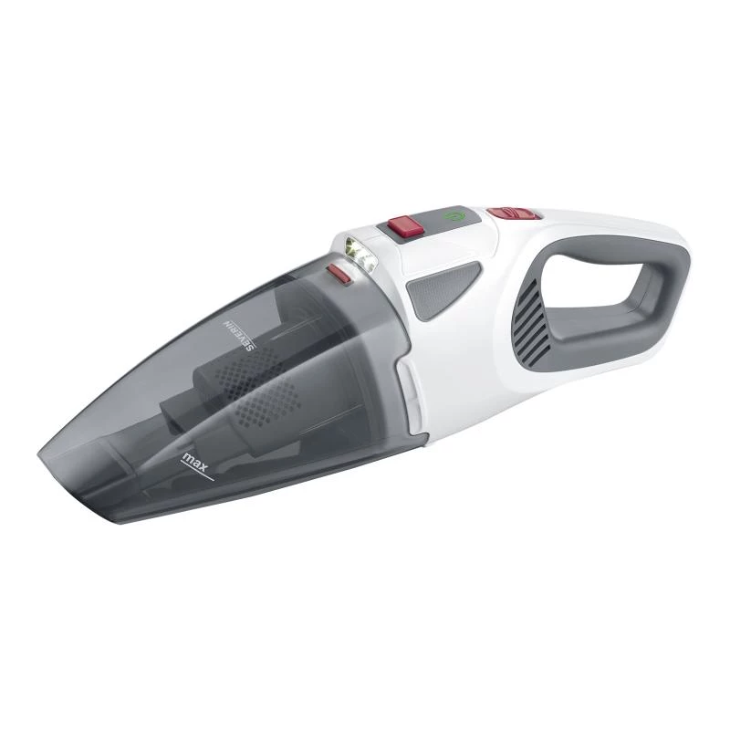 Severin HV 7146 odkurzacz pionowy/szczotka elektryczna Akumulatorowy Sucho i mokro UltraFine 120 W Szary, Czerwony, Biały 2,2 Ah