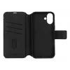 Etui skórzane do iPhone 16, czarne