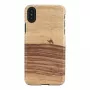 Etui na telefon MAN&WOOD do iPhone X/XS — terra Czarny, ochronna osłona tyłu
