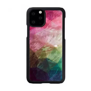 Etui ochronne na smartfona iKins do iPhone 11 Pro z motywem kwiatów wodnych, czarne