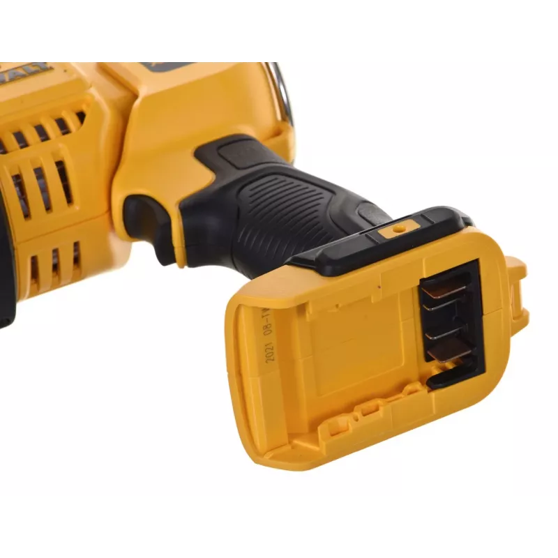 Lampa robocza wisząca DeWalt DCL043-XJ, LED 1000 lm, 3 żarówki, kąt 90°, żółto-czarna