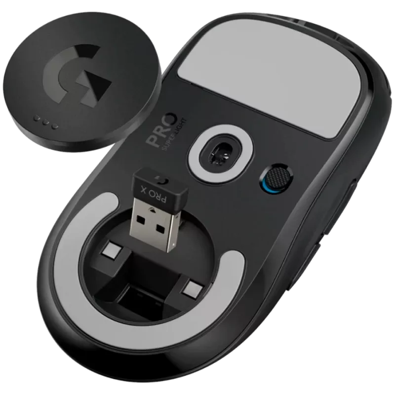 LOGITECH G PRO X SUPERLIGHT 2c kompaktowa bezprzewodowa mysz gamingowa - CZARNA - 2.4GHZ - EER2-933