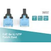 Przewód krosowy CAT 5e U-UTP 10m czarny